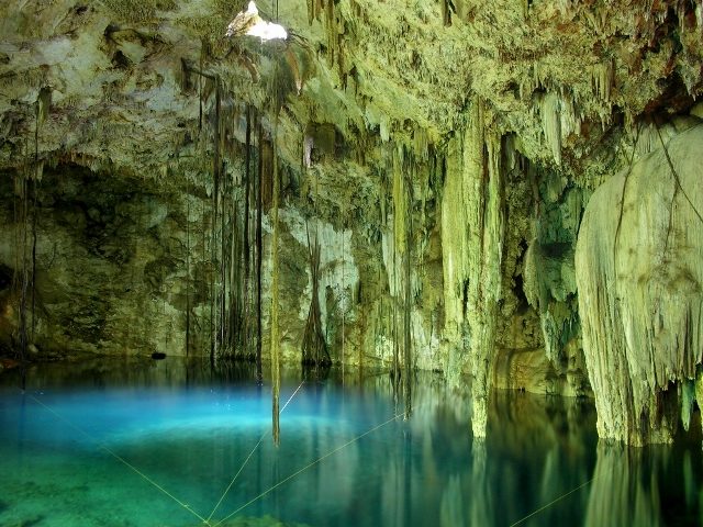 Go cave diving in Tulum