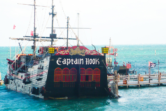 Captain Hook Cancun is Having you for Dinner on a Pirate Ship