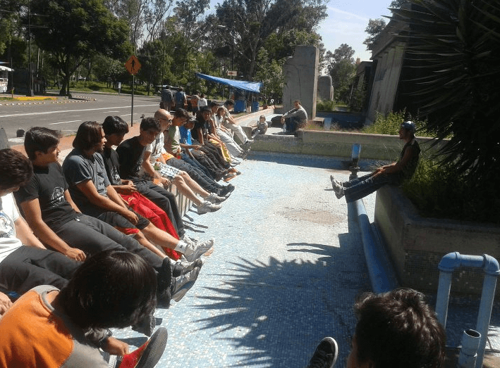 Parkour em Chapultepec