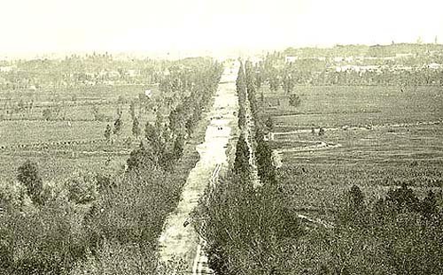 Paseo de la Reforma en 1870