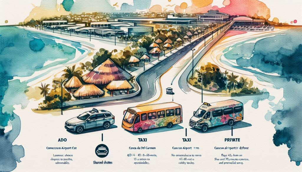 Descubra Como Chegar de Cancun a Playa del Carmen: Melhores Alternativas de Transporte