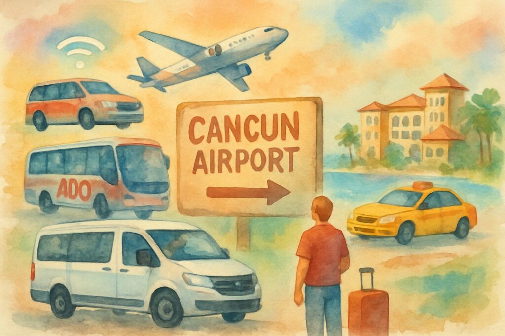 Melhores Maneiras de Chegar do Aeroporto de Cancun à Zona Hotelera