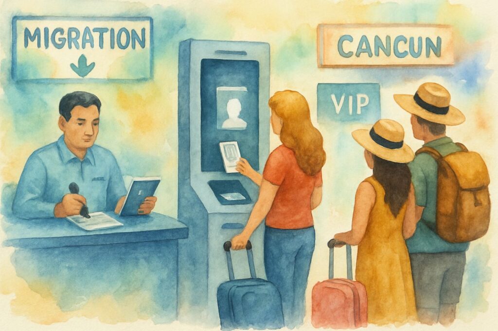 Chegada ao Aeroporto Internacional de Cancun: Experiência Ágil na Imigração