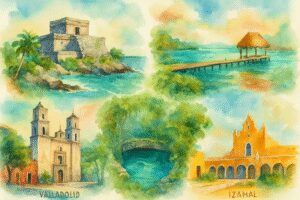 Destinos Fascinantes em Torno de Cancun