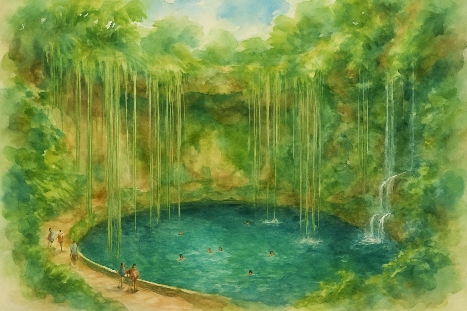 Explorando o Cenote Ik Kil: Uma Jóia Natural de Yucatán