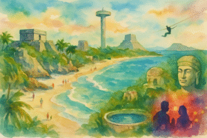Explore Cancun: Praias Radiantes, Cultura e Experiências Inigualáveis