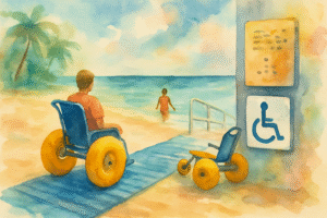 Praia Playa Las Perlas em Cancun: Um Exemplo de Inclusão