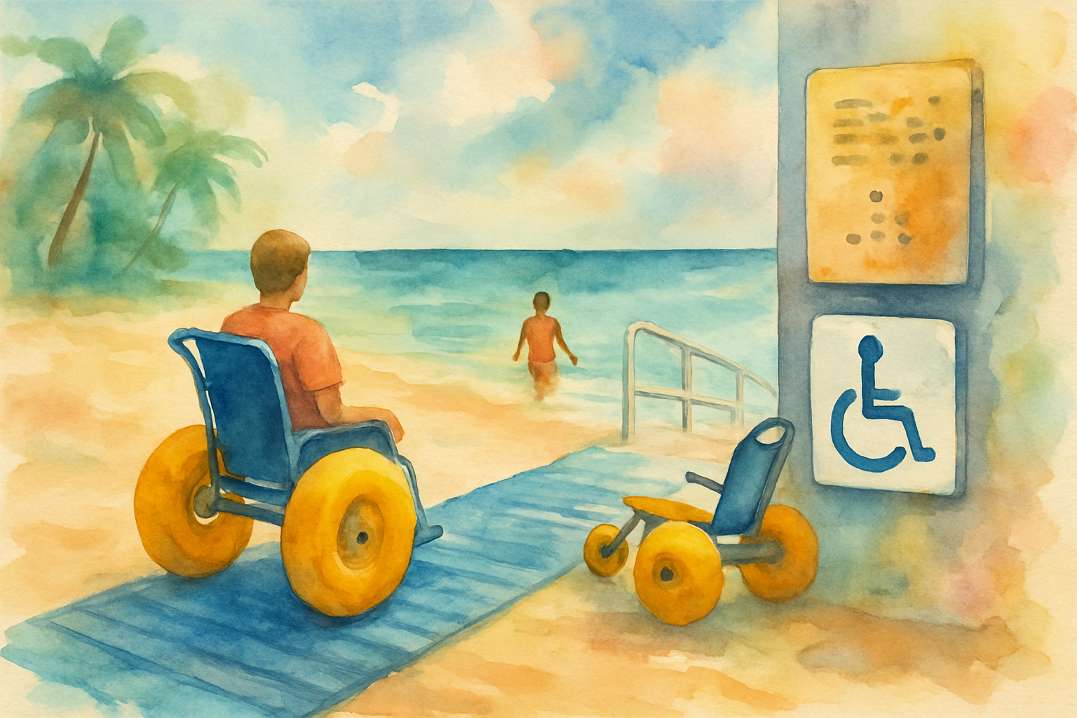 Praia Playa Las Perlas em Cancun: Um Exemplo de Inclusão