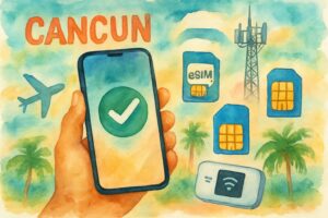Conexão Segura em Cancun: Guias para Utilizar Seu Celular Sem Preocupações