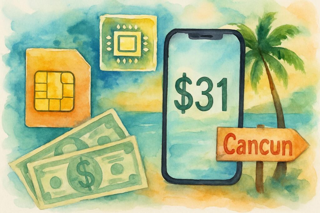 Chips de Celular para Cancun: Conexão Garantida em Sua Viagem