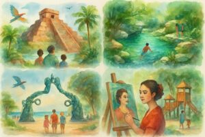 Explorando Atrações Imperdíveis em Playa del Carmen com a Família