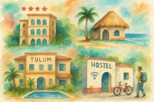 Explore Tulum: Acomodações Diversificadas para Cada Tipo de Viajante