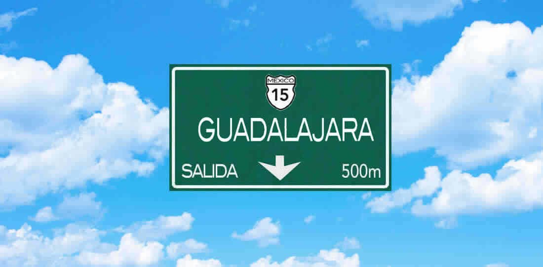 Guadalajara placa carretera