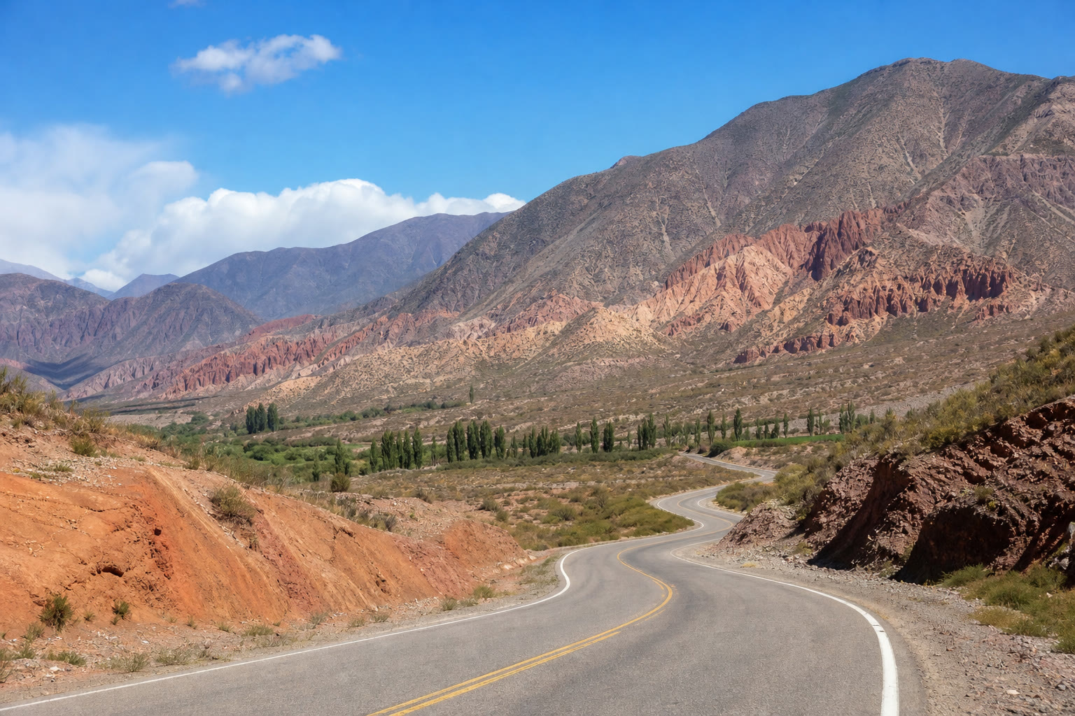 Ruta de los viñedos y montañas de Salta